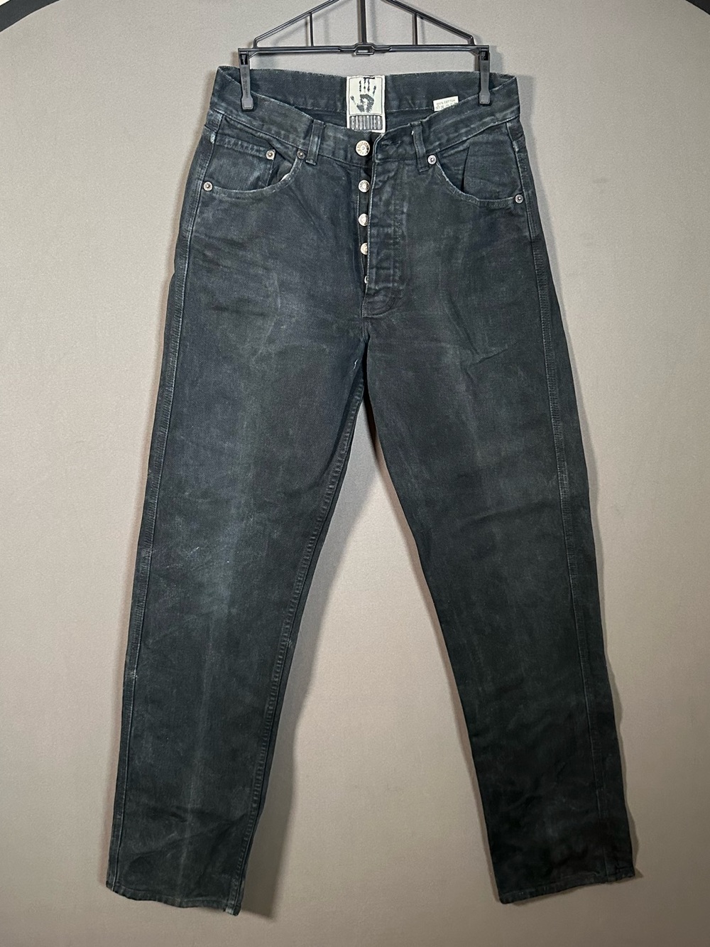 Jean Paul Gaultier Black Straight Leg Men's Jeans
